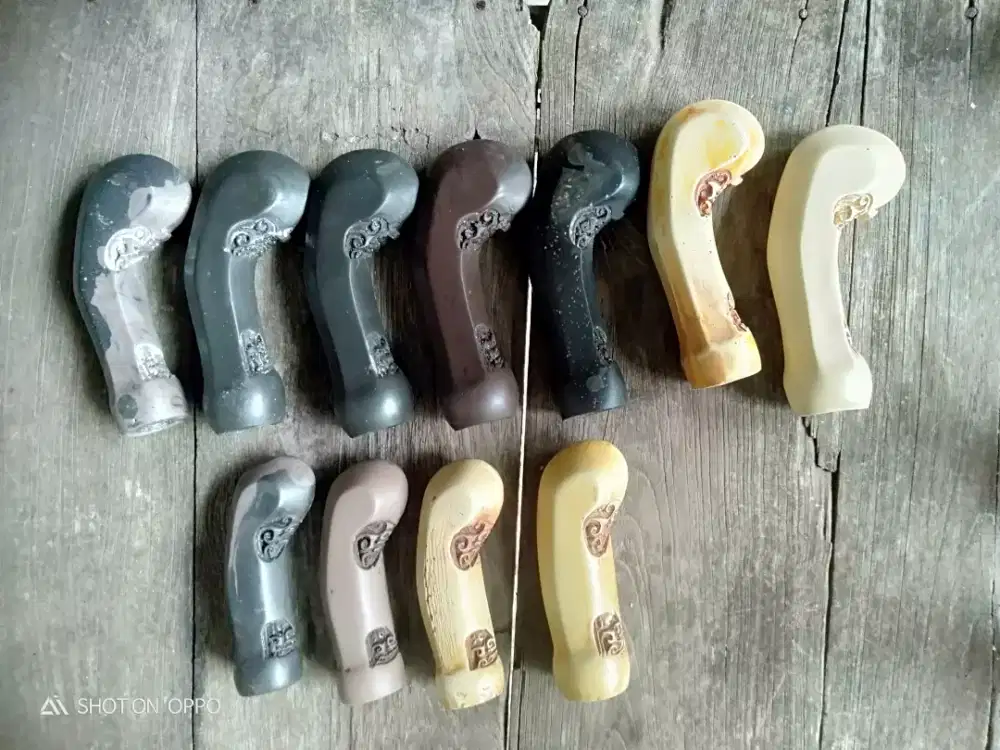Di jual handle/ deder untuk keris, bahan dari fiberglass