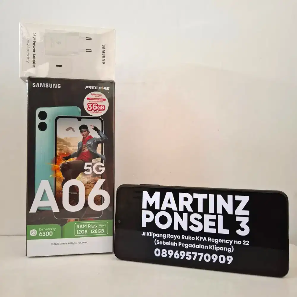 Samsung Galaxy A06 5G 6/128 Garansi Resmi SEIN