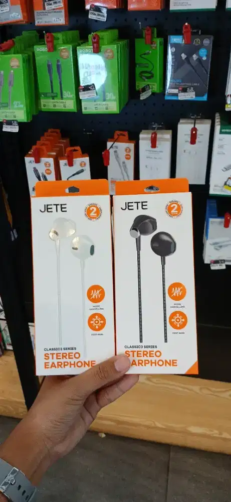 Earphone I Headset JETE CLASSIC 3 with Noise Cancelling