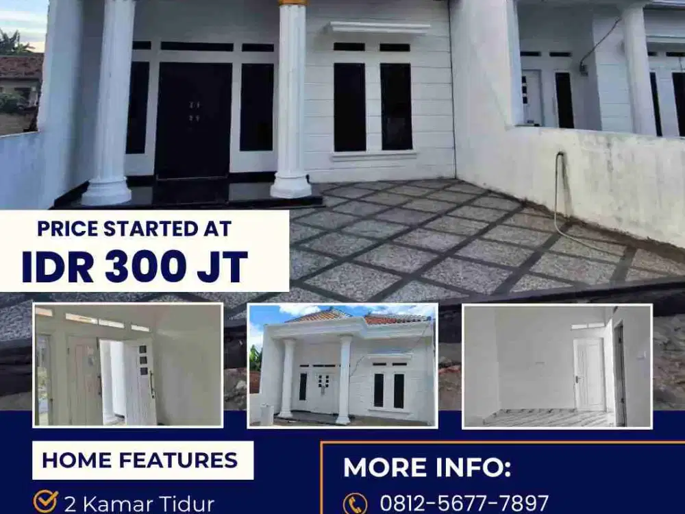 RUMAH CLUSTER MURAH DEKAT DENGAN RS AIRAN RAYA