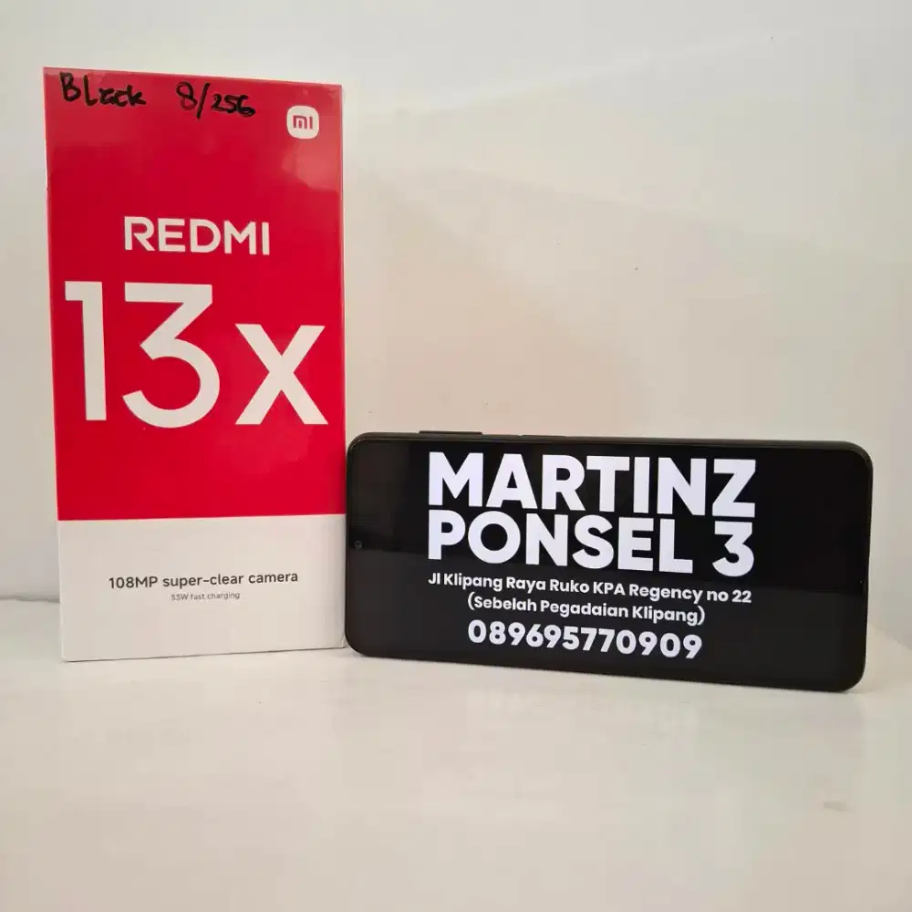 Xiaomi Redmi 13X 8/256 Garansi Resmi Xiaomi 15 bulan
