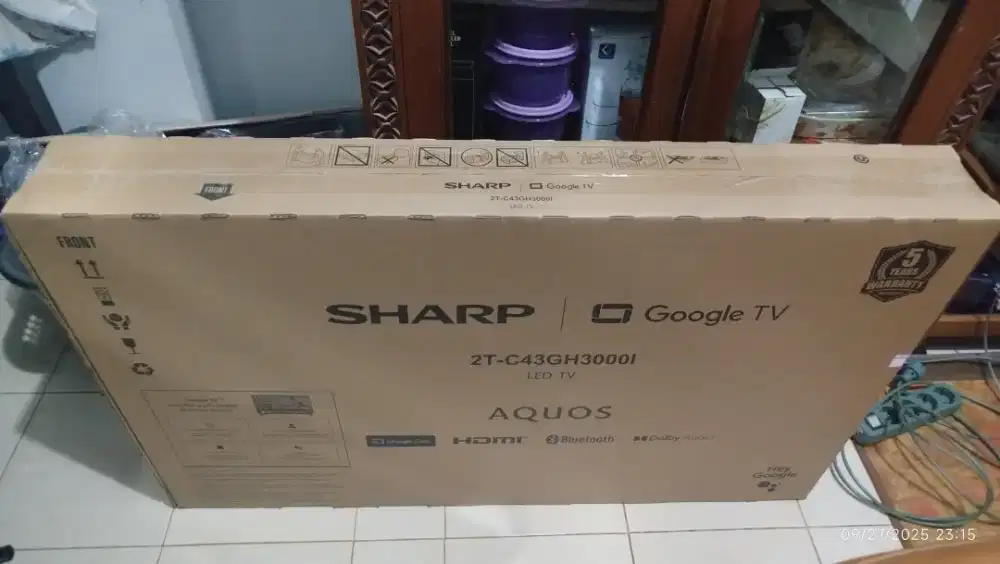 TV SHARP 43 Inch 2T-C43GH3000i 2K Google TV