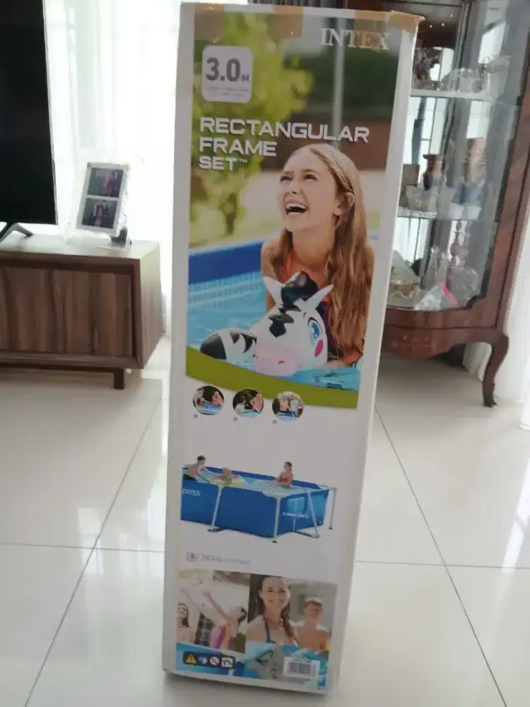 Kolam Renang Portable dan Water Filter Intex
