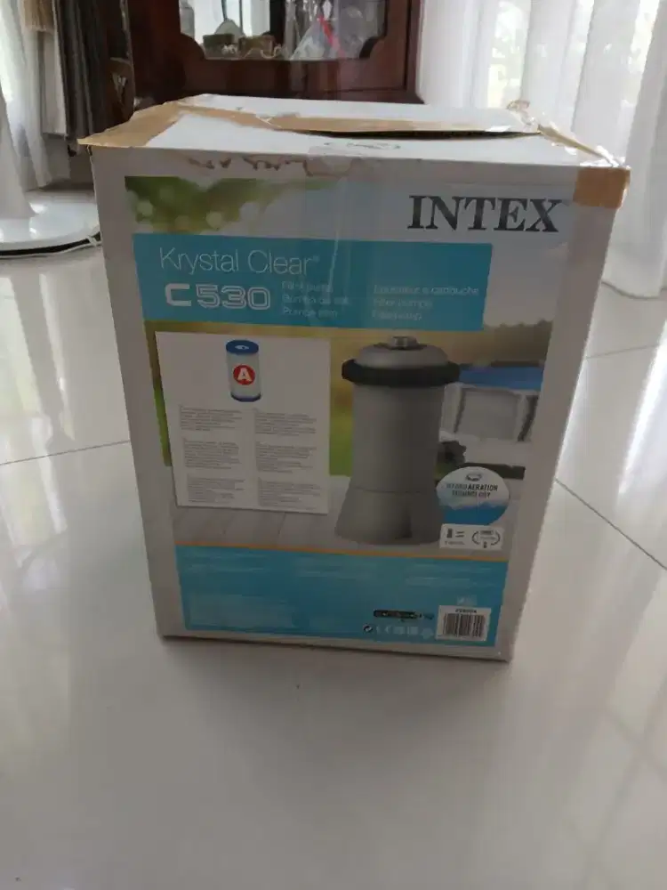 Kolam Renang Portable dan Water Filter Intex
