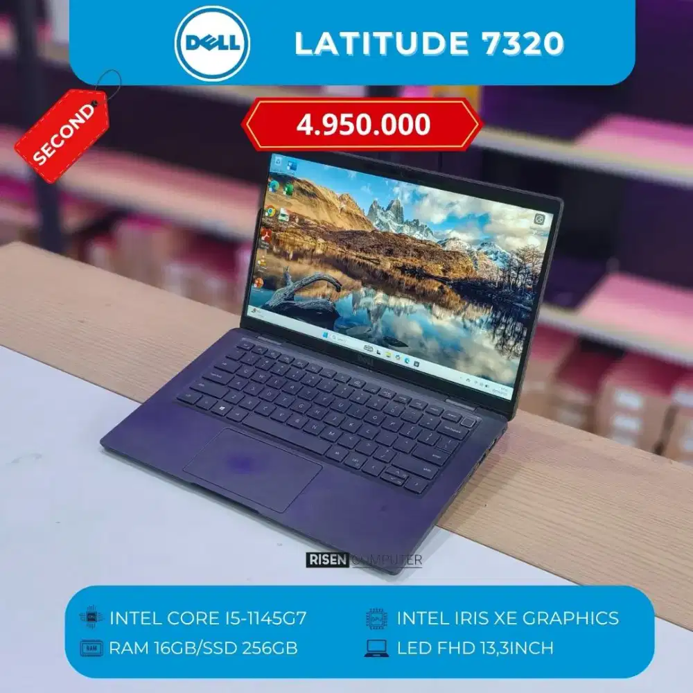 DELL LATITUDE 7320 Core I5-1145G7 FHD 13.3inch RAM 16GB SSD 256GB