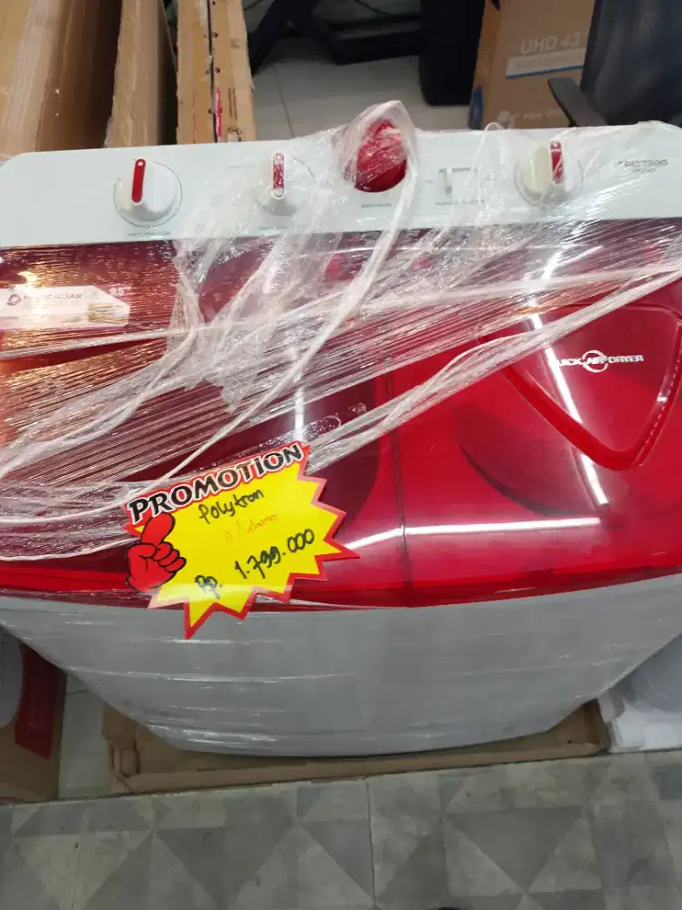 Mesin cucu polytron 2 tabung