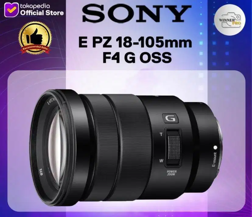LENSA SONY E PZ 18-105mm F4 G OSS LENS