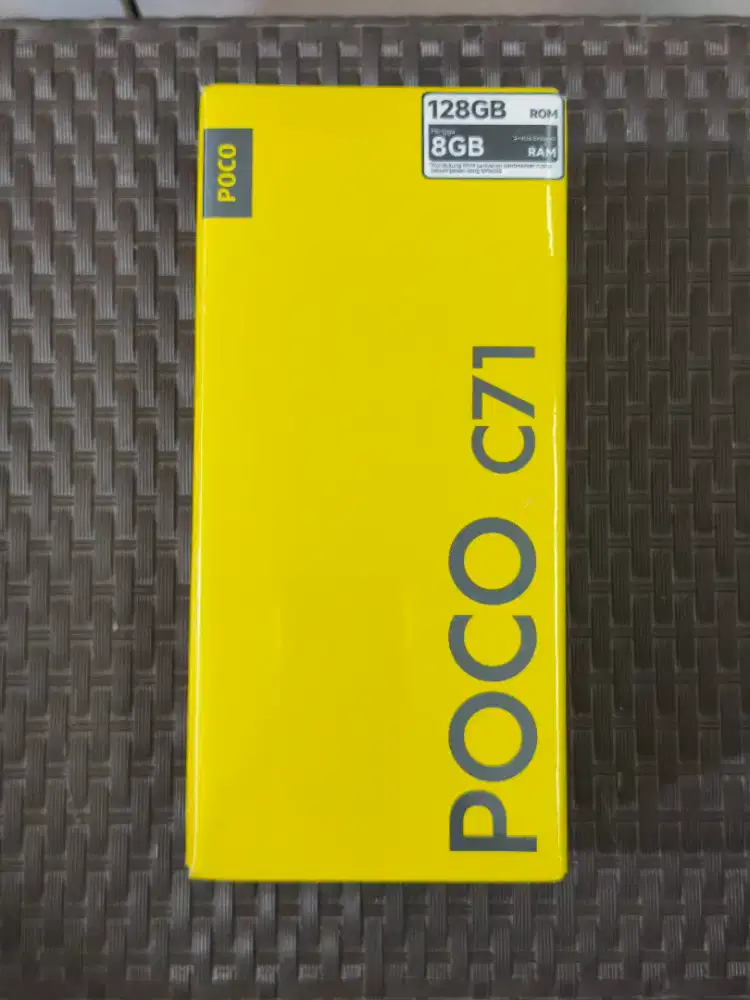 Poco C71 4+4/128 garansi resmi