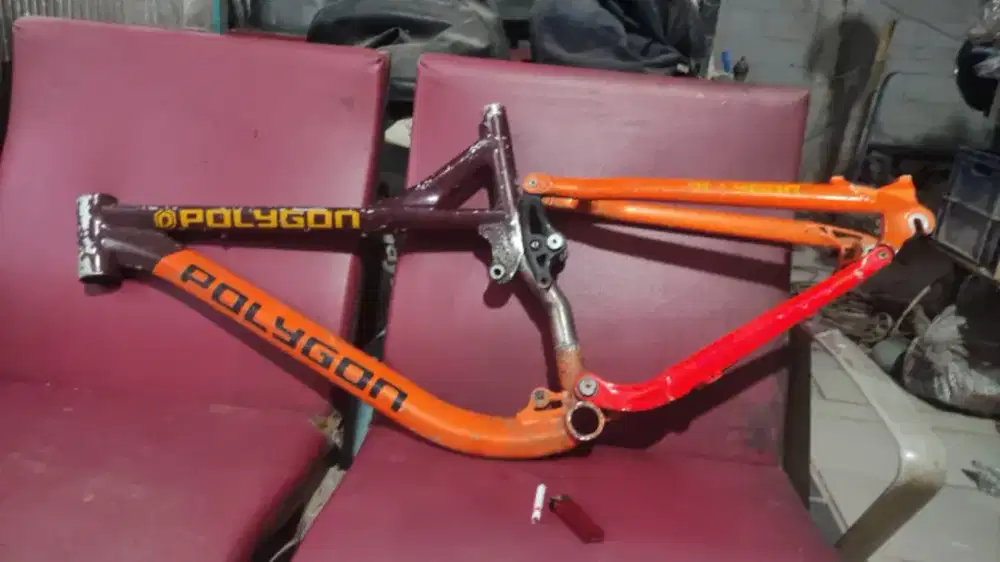 FRAME RANGKA SEPEDA POLYGON COLLOSUS ALUMUNIUM ALLOY