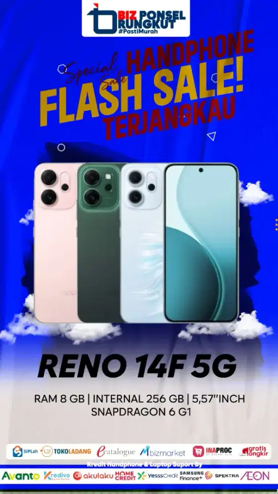 PROMO TERBARU || HP OPPO RENO 14 SERIES || BISA CICILAN KTP AJA