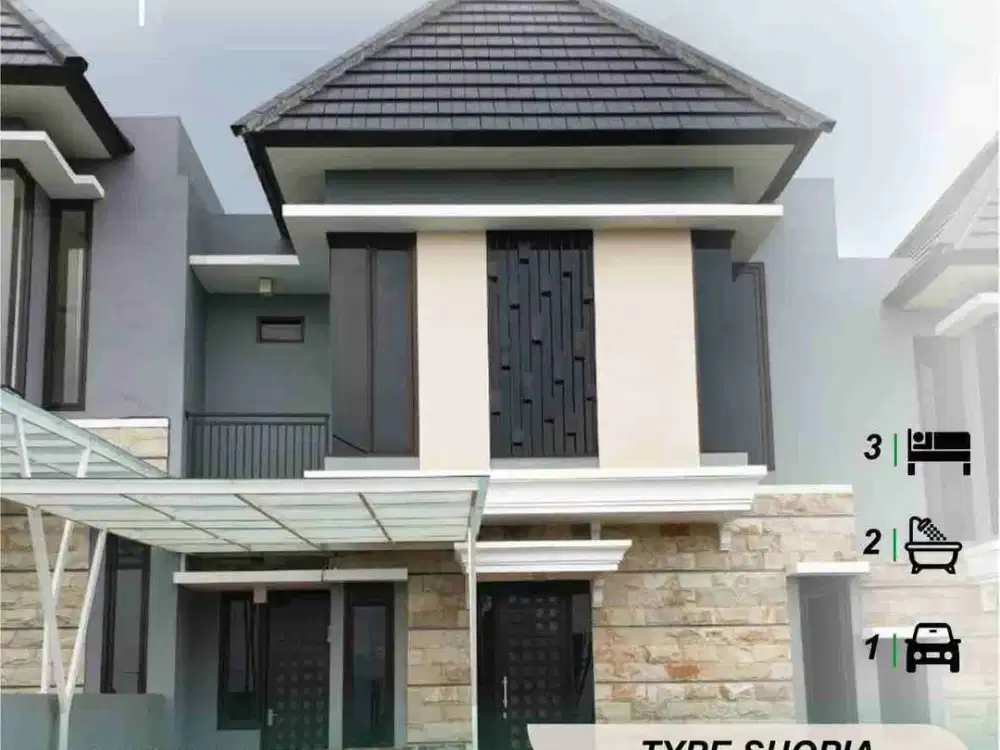 Rumah Ready Cipageran Siap Huni ORCH 2 Lantai Cluster Nuansa Villa Kota Cimahi