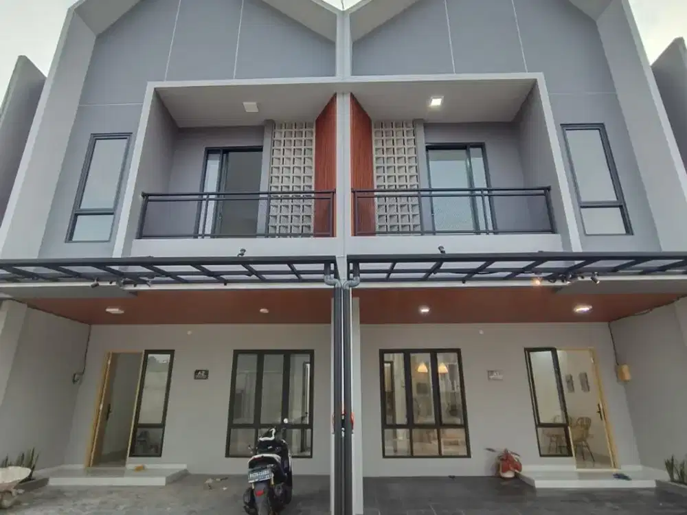 Rumah mewah laris samping masjid kubah emas limo meruyung