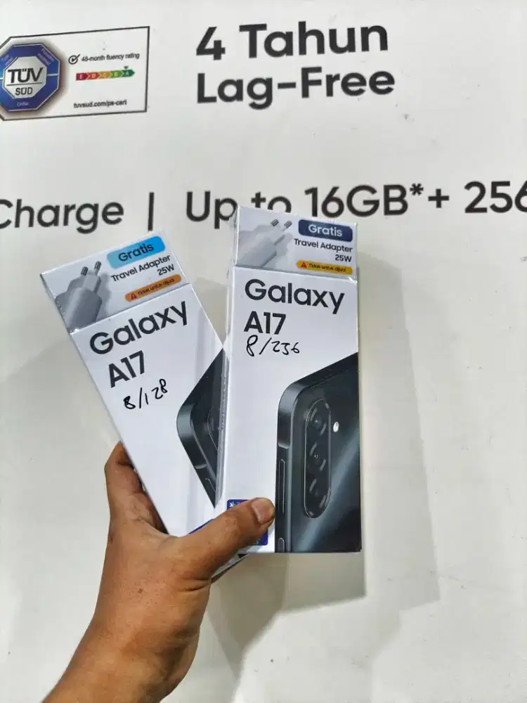 SAMSUNG A17 4G 8/256 NEW SEGEL TERMURAH BERGARANSI RESMI 1 TAHUN