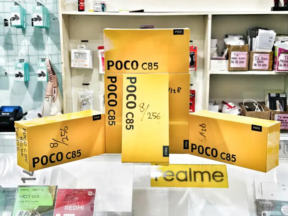 POCO C85 8/256 NEW SEGEL TERMURAH BERGARANSI RESMI 1 TAHUN