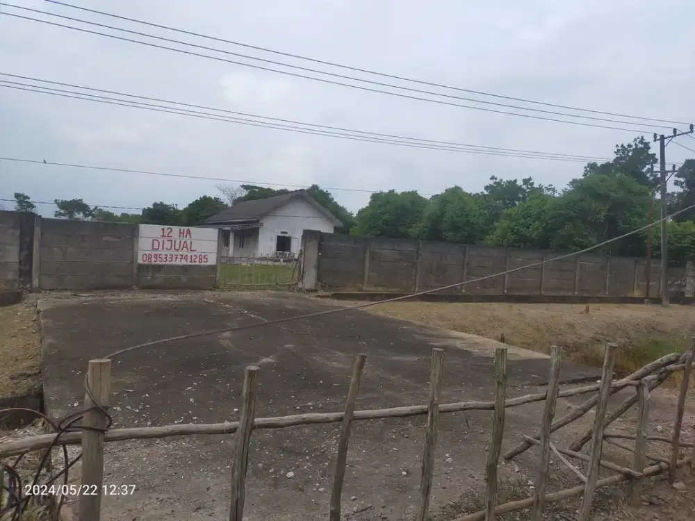 Tanjung Api Api 12 Ha Rp. 500 rb/m2 di TAA Km 11,5