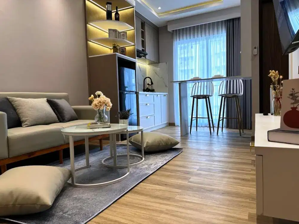 Disewakan Apartemen Mediterania Garden Residence 2 di Grogol, 2 BR Full Furnished Luas 42 m2