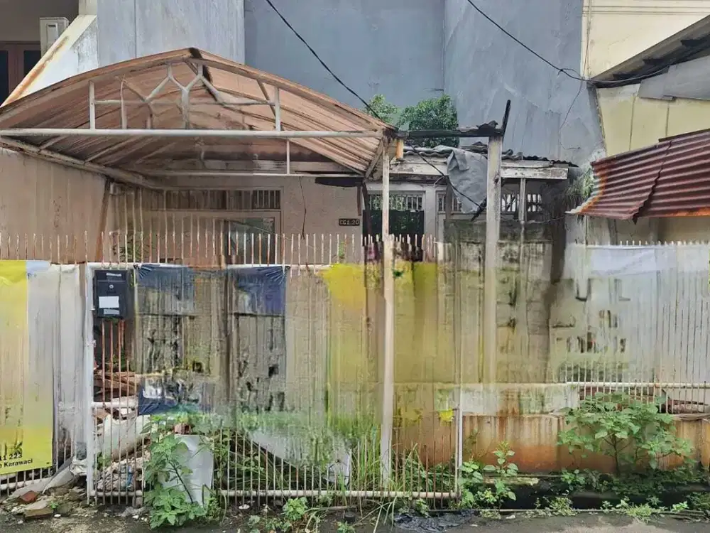 Jual Rumah Hancur Hitung Tanah di Kopyor, Kelapa Gading