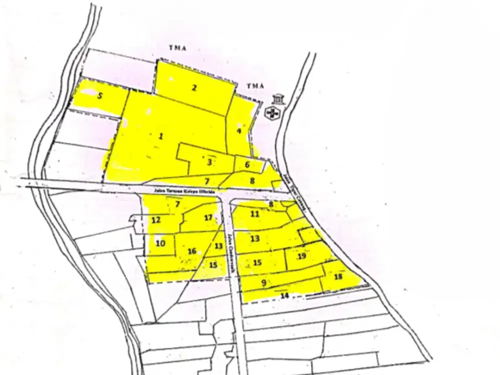 Dijual Tanah Langka 16,5 Hektar di Hook Jl' Tipar Cakung Sukapura Jakarta Utara, 800 meter ke Jl. Boulevard Raya Kelapa Gading