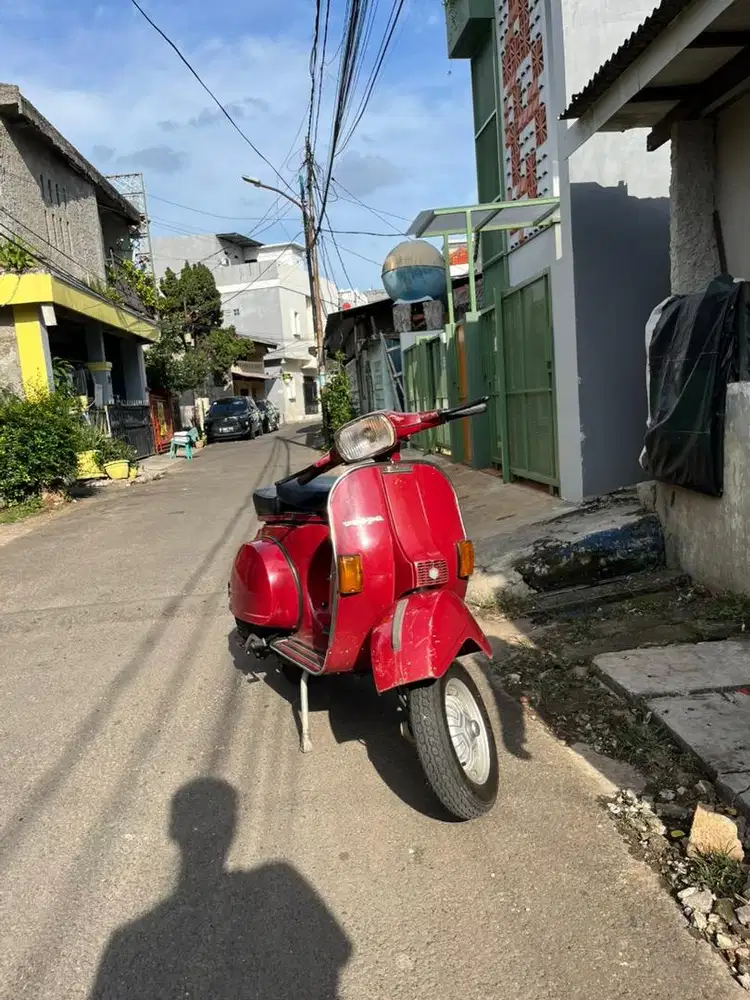 Vespa PXExclusive AOM Red Milano (Rare) Orijinal