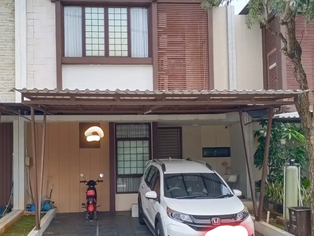 Disewakan Rumah Full Furnish Cluster  Patio Lippo Cikarang, View Taman