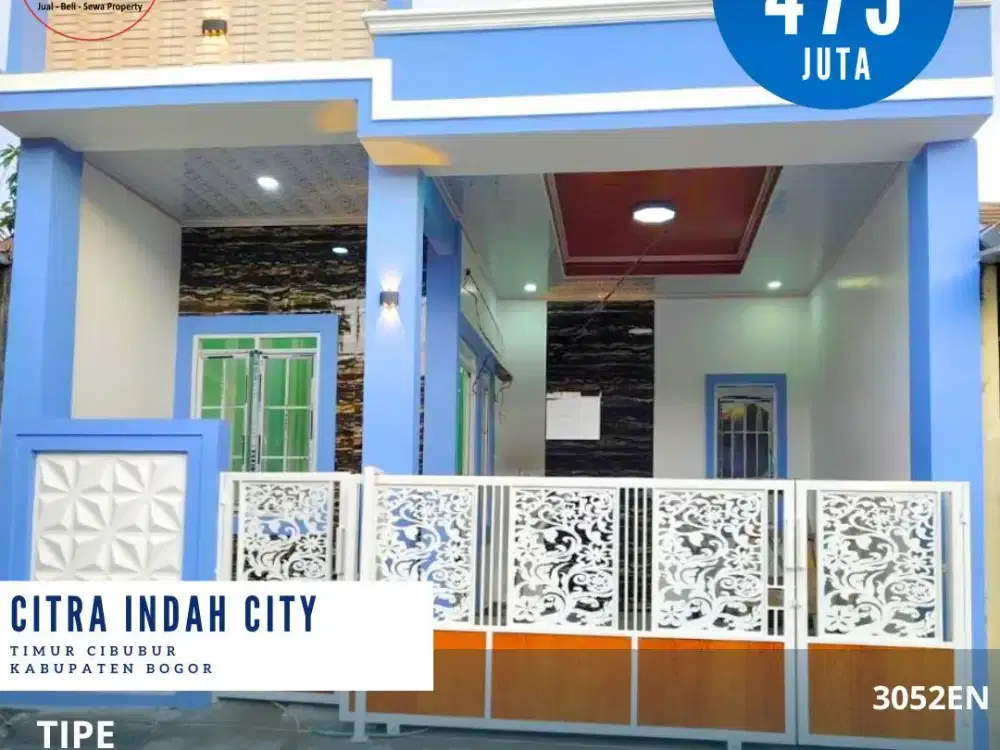 Dijual rumah dicitra indah city bogor rumah siap huni full renovasi