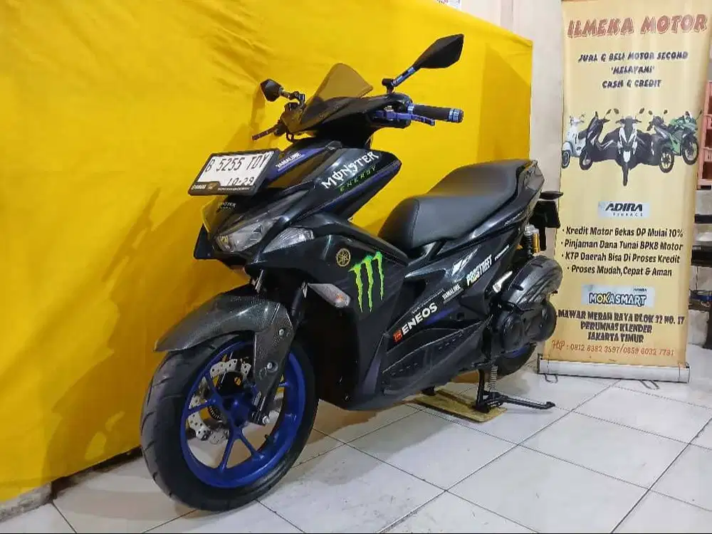 YAMAHA AEROX 155 VVA R MONSTER ENERGY TAHUN 2019 CASH & CREDIT