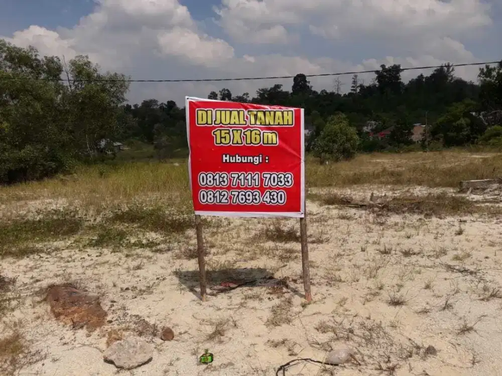 Kav Tanah JL.Kampar III Tenayan Lt, 240 m2 Kota Pekan Baru 285  Rb/m2,