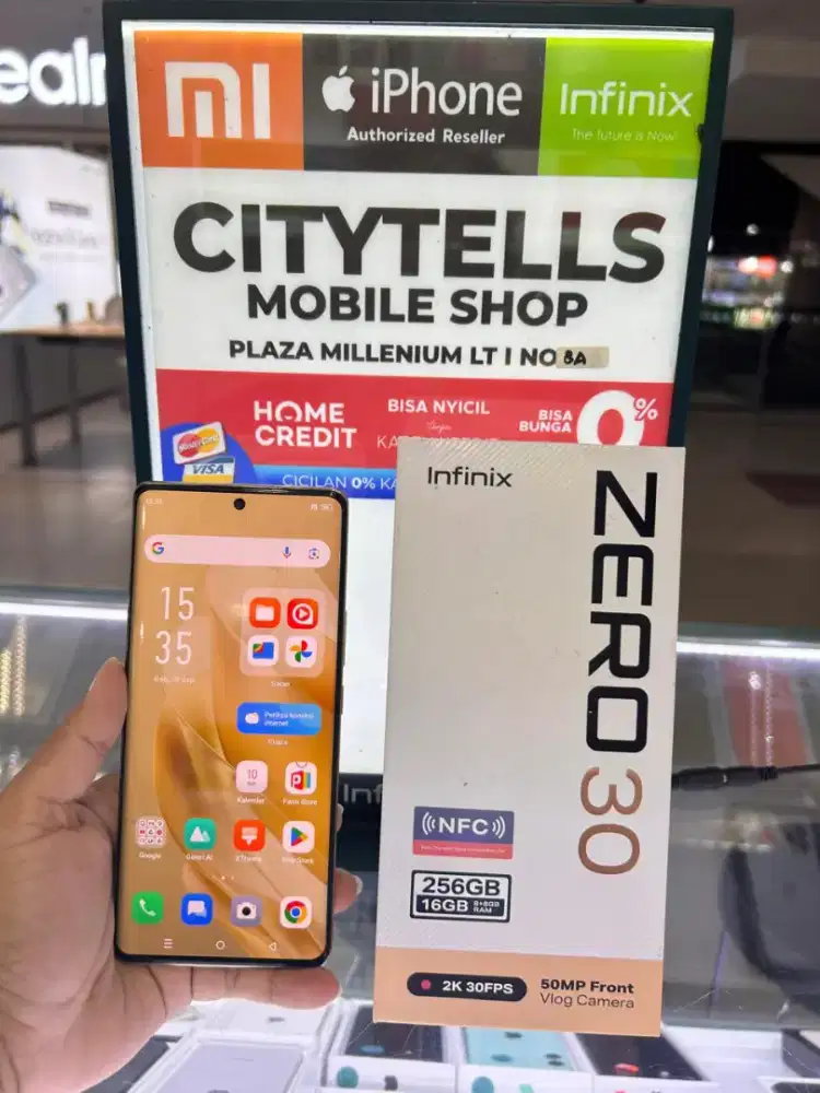 Infinix Zero 30 Ram 8/256 Second Ex Garnas