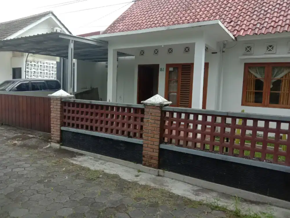 Disewakan Rumah Asri Nyaman di Ngaglik Sleman