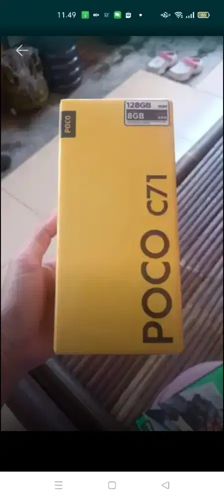 Hp Poco C71 4/128GB new