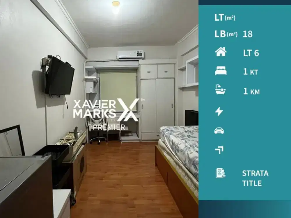 Dijual/Disewakan Apartemen Soekarno Hatta Malang Bonus Perabotan