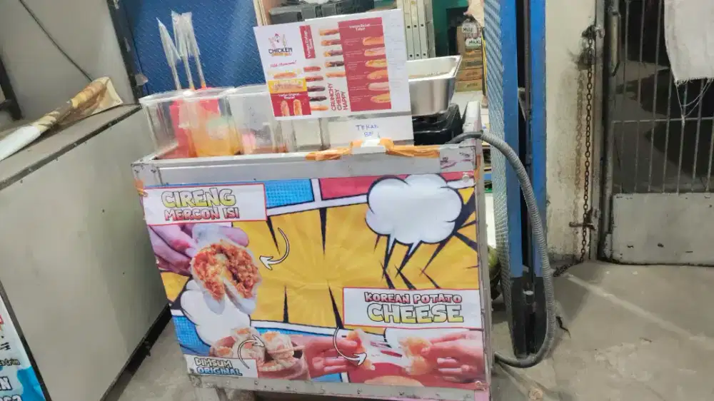 Meja kompor dagang