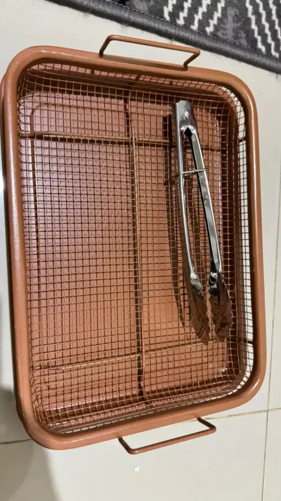 Cooling Rack Peniris Gorengan Carbon Steel Ceramic