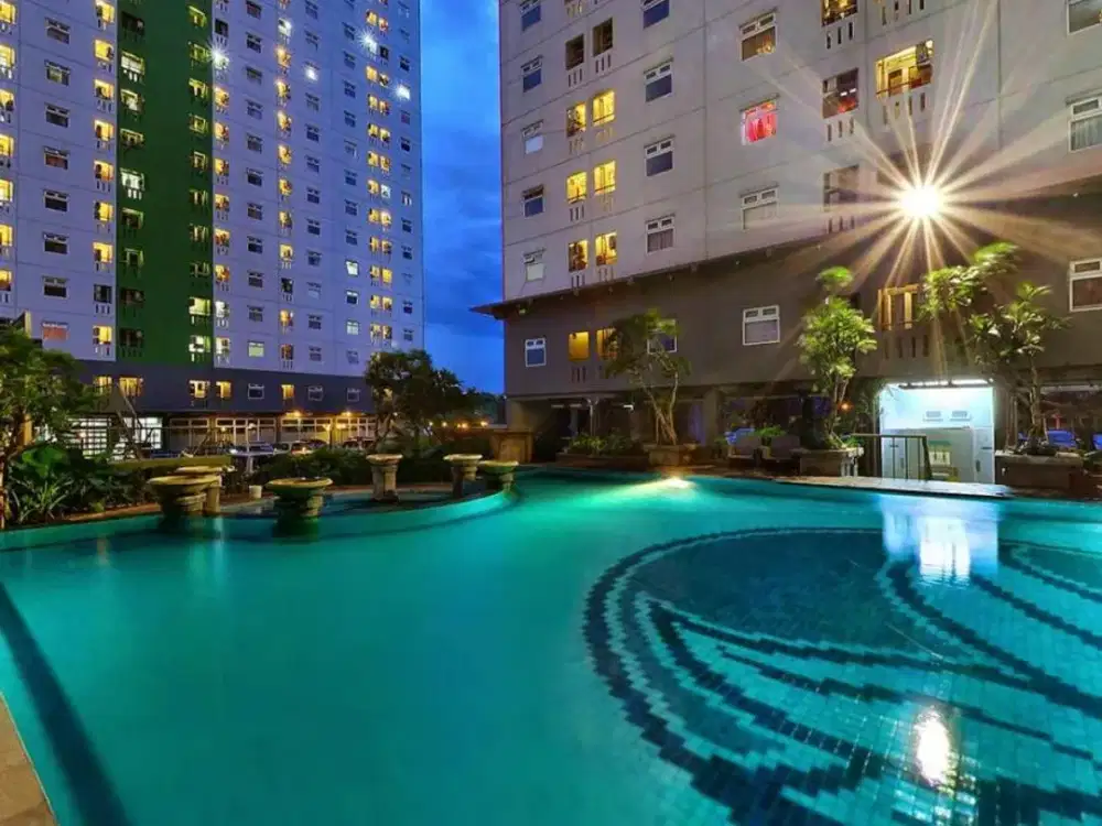 GREEN PRAMUKA MALL UNIT 2 BR FURNISH BOUGENVILLES LANTAI RENDAH