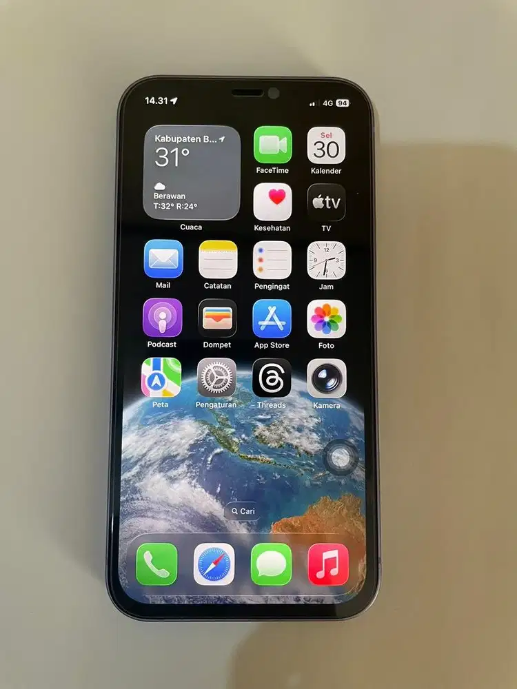 Iphone 12 128gb inter all op second mulus