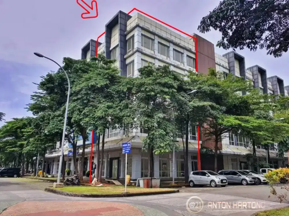 Rukan hook 5 lantai Mega Office Park Harapan Indah