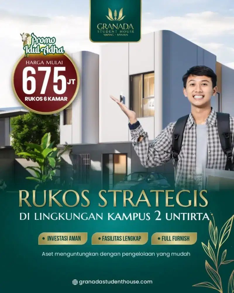 Jual Kost Putra Putri GSH Serang Banten
