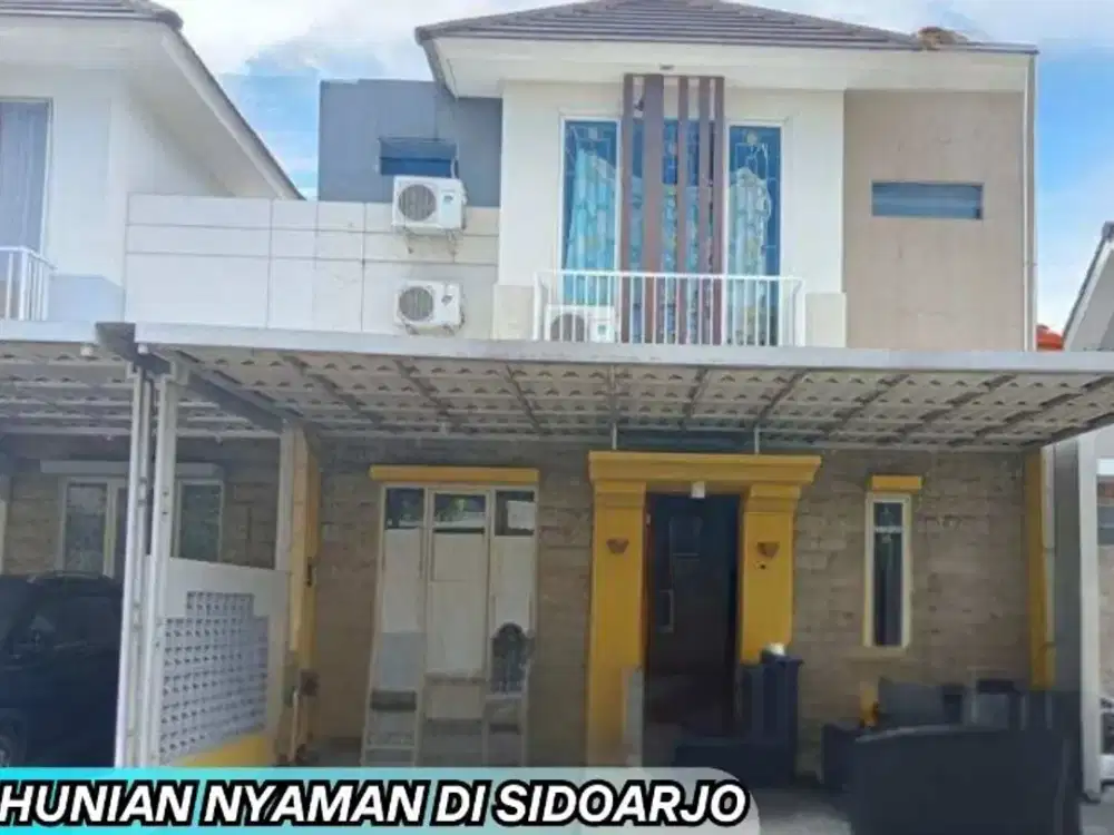 Dijual Rumah Lelang 2 Lantai di Citra Harmoni Riverside Sidoarjo