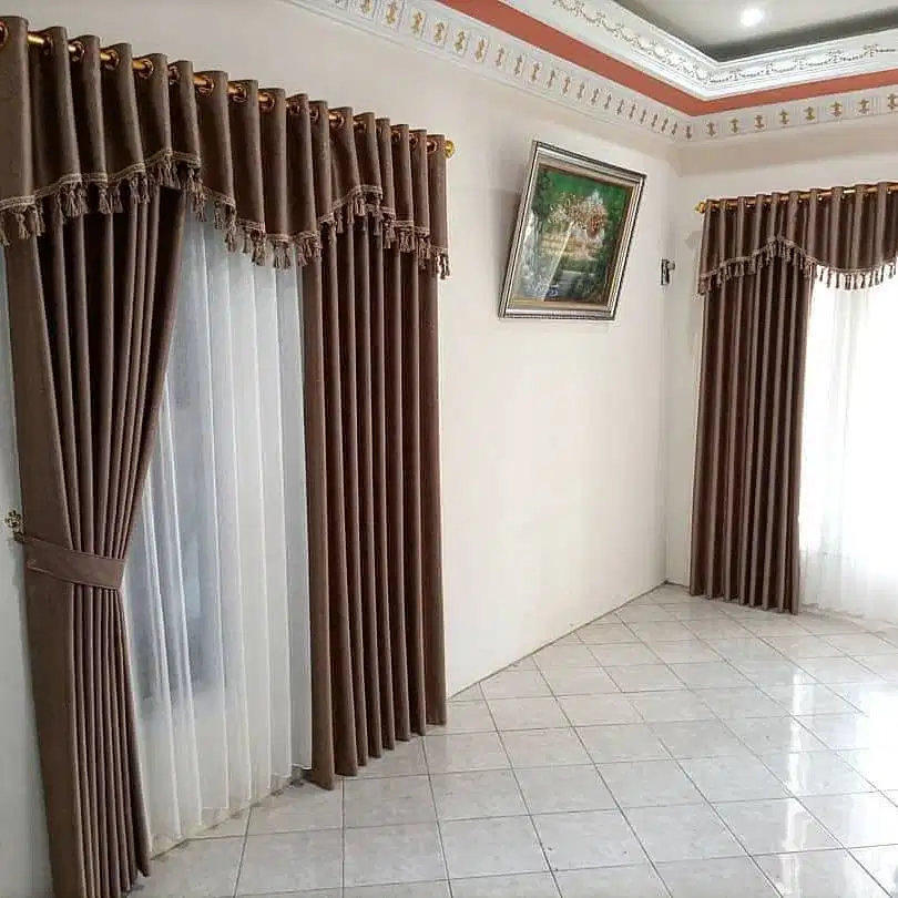 Toko Tirai Gorden Jendela Gordyn Mewah Hordeng Model Terbaru Murah