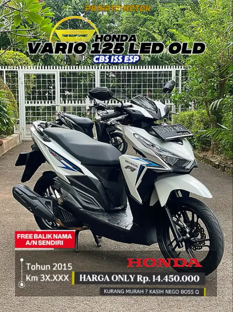 Honda Vario LED OLD 125 CBS ISS ESP 2015