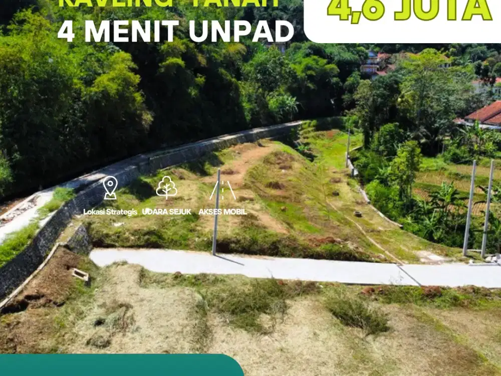 Tanah Strategis Pinggir Jalan di Jatinangor – Cocok untuk Usaha, Hunian & Kos-Kosan