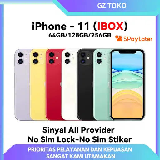 IBOX - Apple iPhone 11 256GB/128GB/64GB Second ORIGINAL 100% | MULUS N