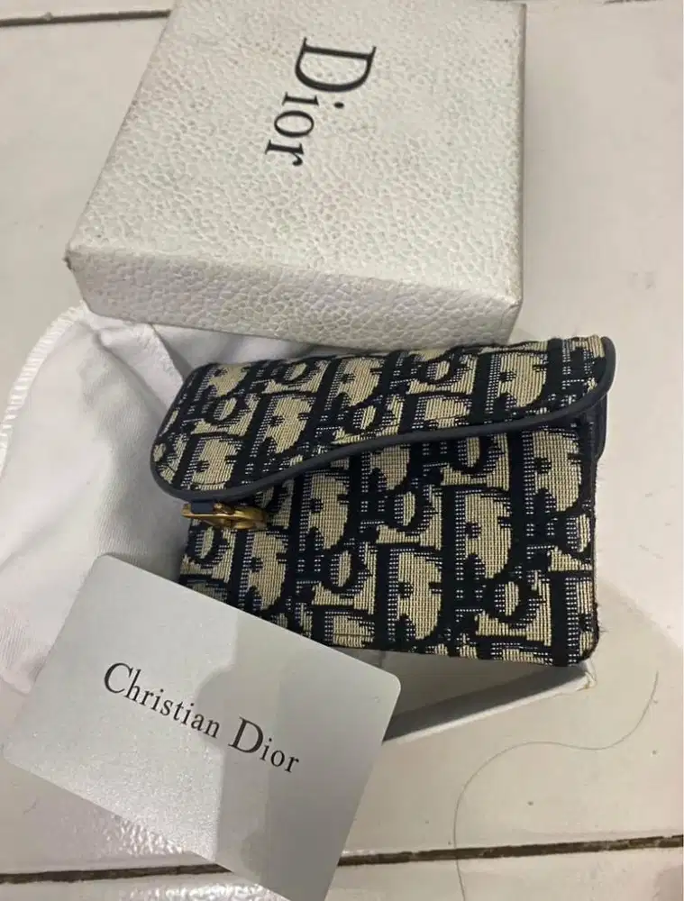 Christian dior sadlle wallet