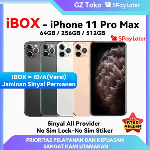 iPhone 11 Pro Max IBOX Second Original 64GB/256GB/512GB | IMEI Terdaft