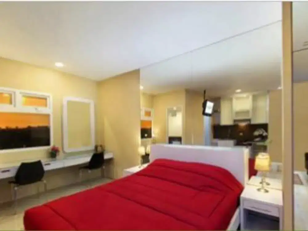 GREEN PRAMUKA SQUARE 2BR FURNISH /TAHUN LANTAI TENGAH