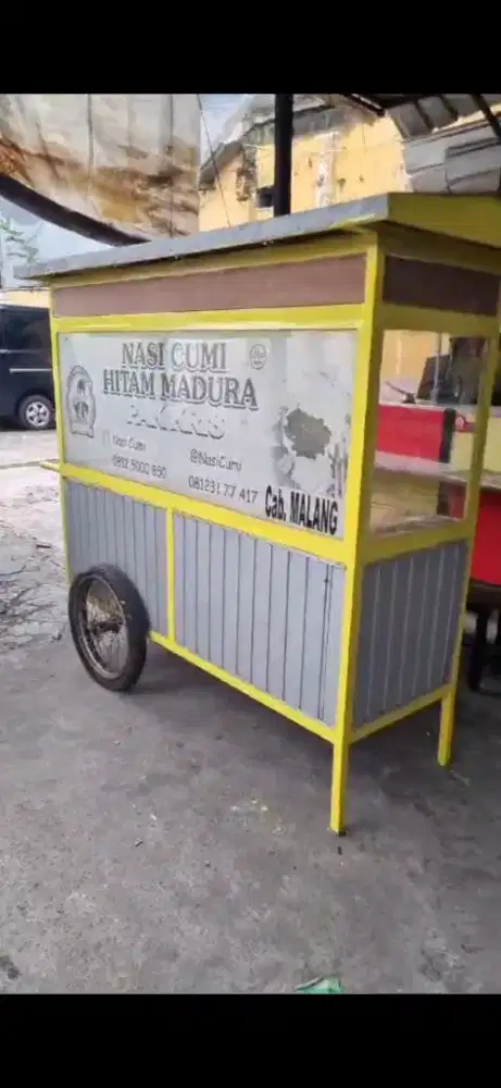 Gerobak rangka besi 180 cm