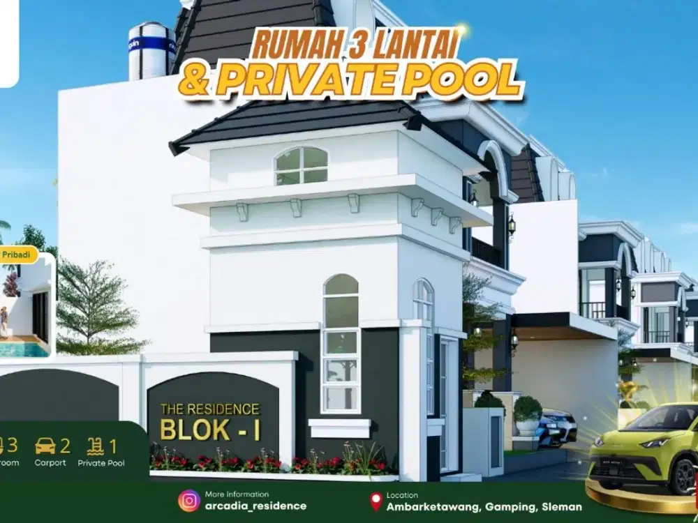 Cari Rumah Ada Kolam Renang & Dekat Kampus UMY? Ini Jawabannya!