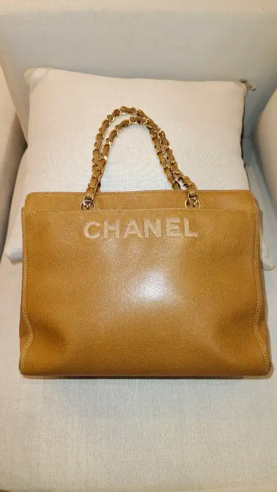 Authentic Chanel  Caviar Skin