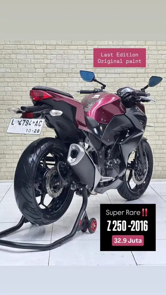 Rare Item‼️Kawasaki Z250 / Z 250 2016 Last Edition - Zaky Mustika
