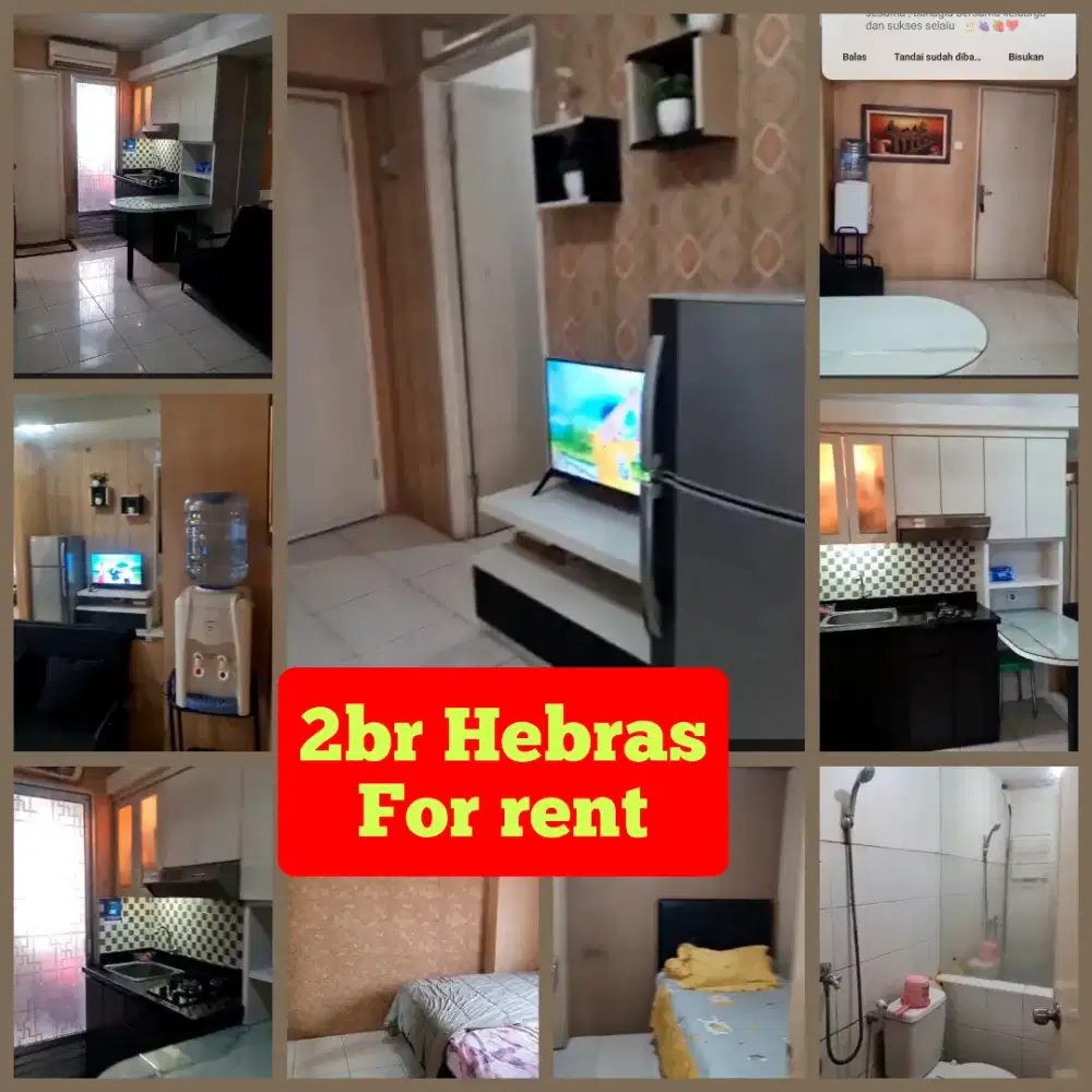 Sewa 2br furnished kalibata city